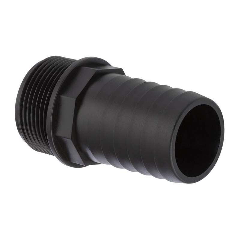 40 mm x 1 1/4 " PP Gewinde Fitting Schlauch Tülle Stutzen Außengewinde AG - PN 6 bar