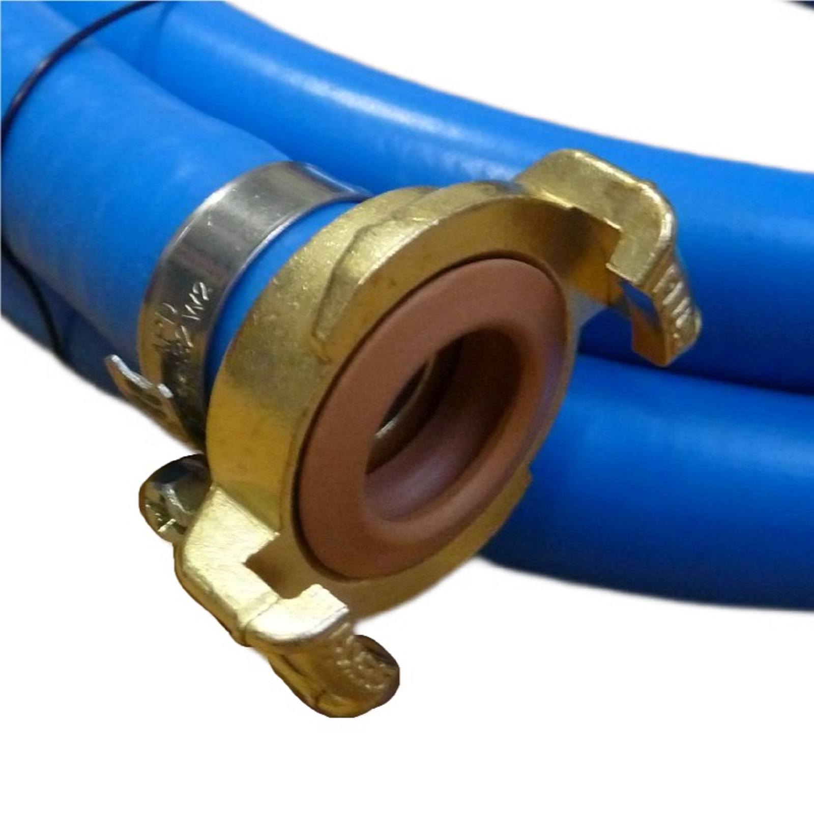 19 mm 3/4" Zoll TPE Trinkwasser Garnitur GEKA-Schnellkupplung Kirmes Schlauch KTW DVGW PN15 bar - 2 m
