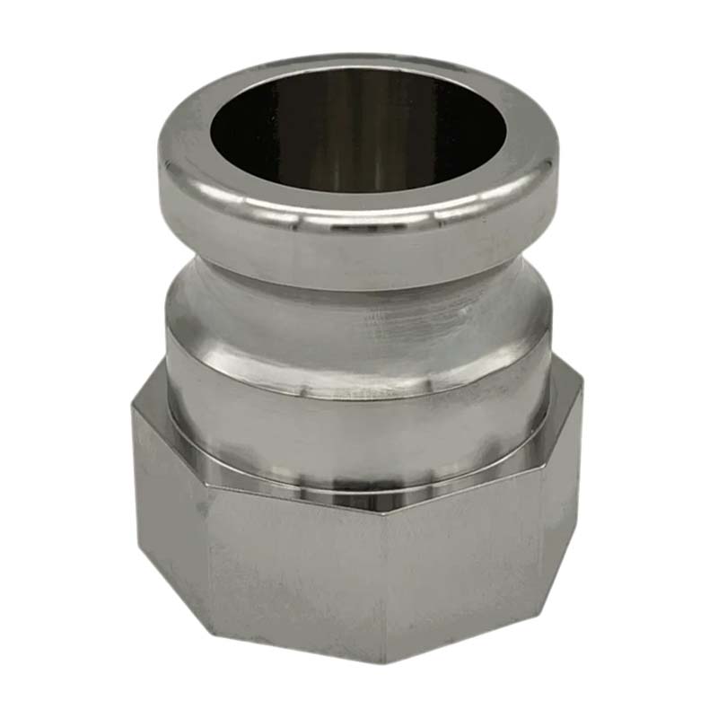 S60 x 6 IBC Adapter auf Kamlok Vaterteill DN40 (53,4mm) Edelstahl AISI 316 Container Tank Zubehör