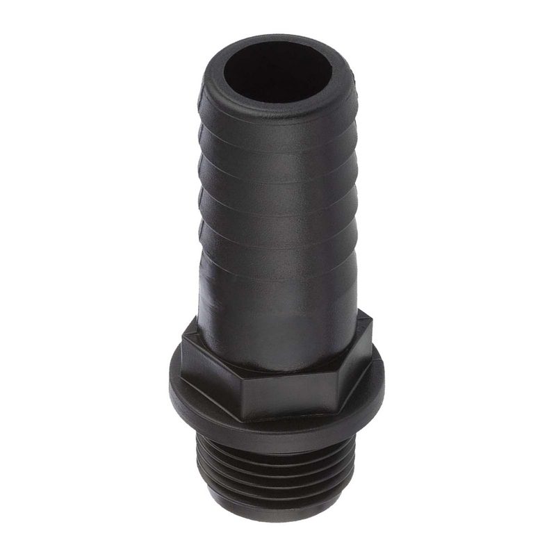 20 mm x 1/2 " PP Gewinde Fitting Schlauch Tülle Stutzen Außengewinde AG - PN 6 bar