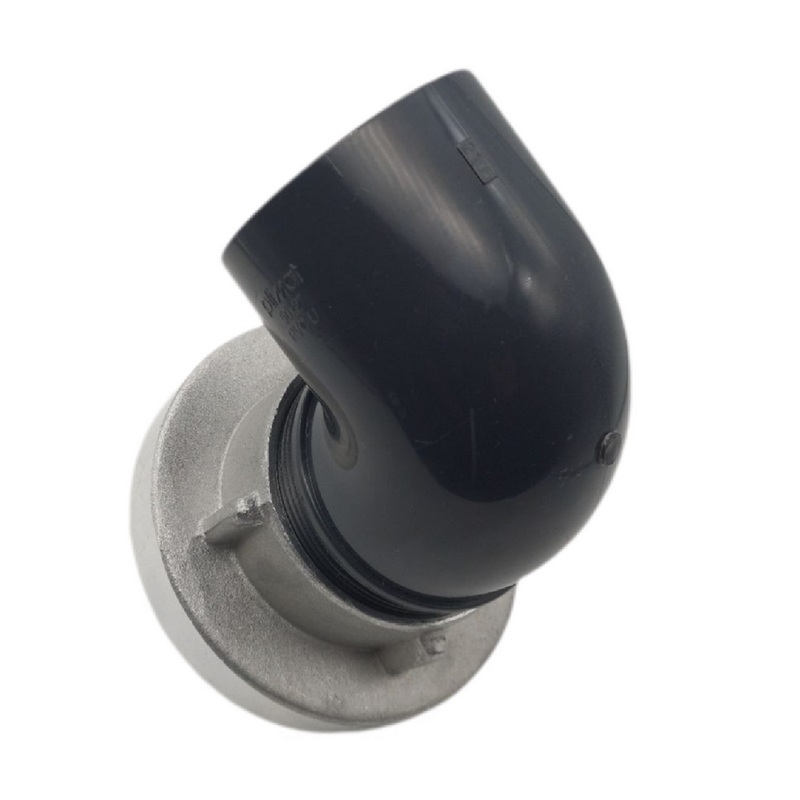 STORZ B DN 75 KA 89 Übergangsstück Adapter -> 63 mm PVC-U Klebe Fitting Winkel 90°