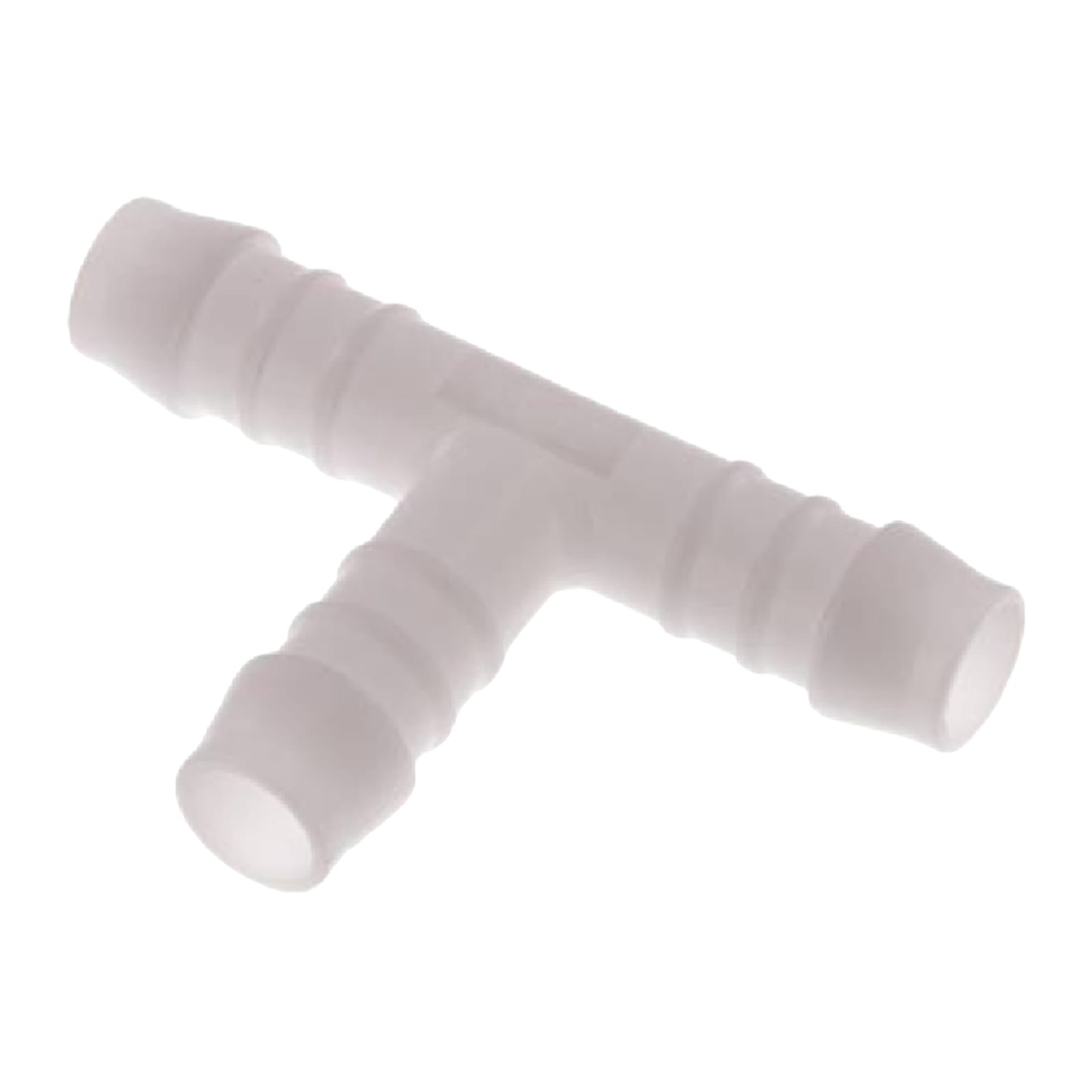 8 mm POM T-Stück Schlauch Verbinder Stutzen Tülle Kupplung Fitting weiss PN 10 bar