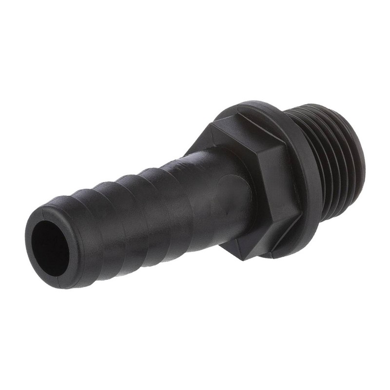 16 mm x 1/2 " PP Gewinde Fitting Schlauch Tülle Stutzen Außengewinde AG - PN 6 bar