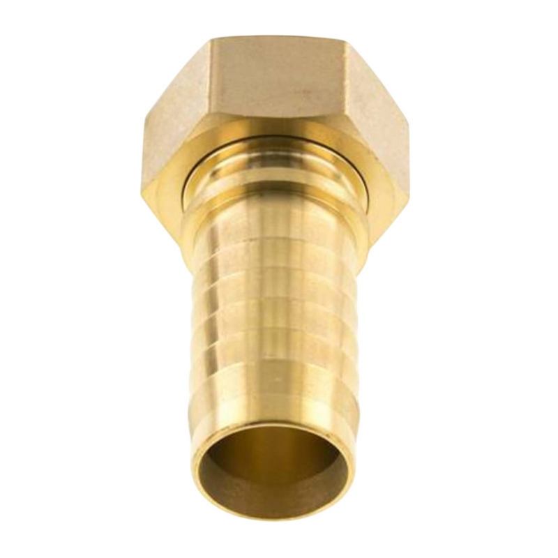 2" x 50 mm Schlauch Tülle Stutzen Innengewinde IG ÜWM Nippel Messing Fitting - PN 18 bar