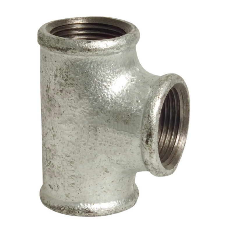 1" Gusseisen Temperguss Fitting Nr. 130 T-Stück 90° Innengewinde IG DVGW PN 25 bar