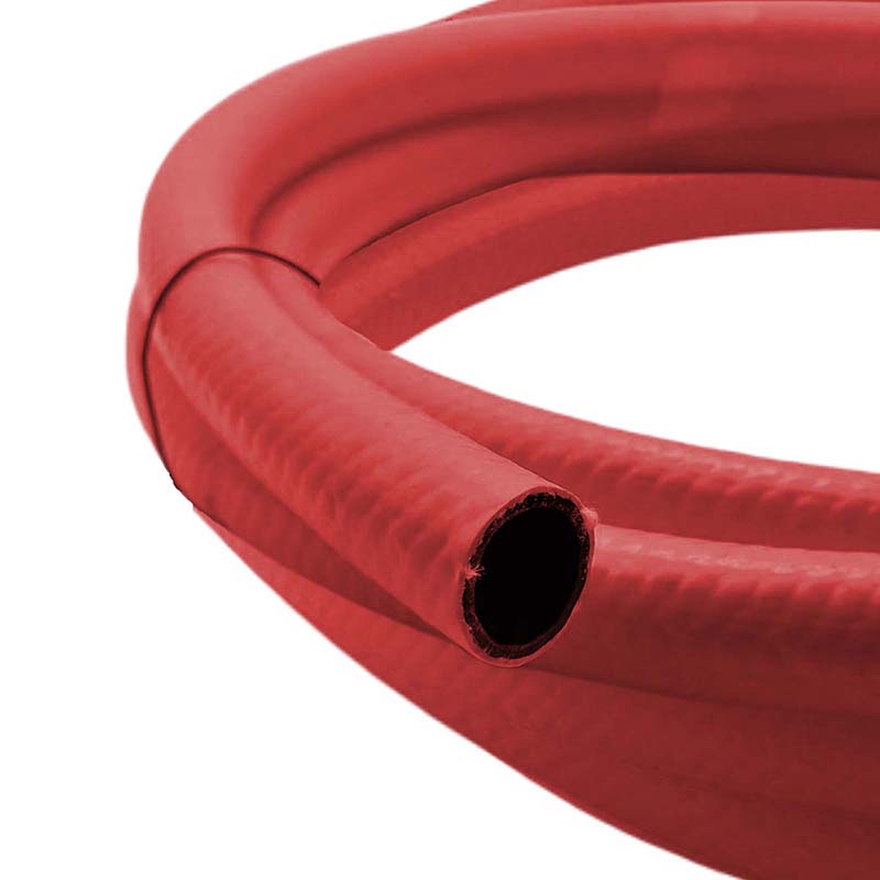 1/2" 13 mm 3-lagig Garten Wasser Bewässerung Universal Schlauch rot/grau - PN 10 bar - 25 m