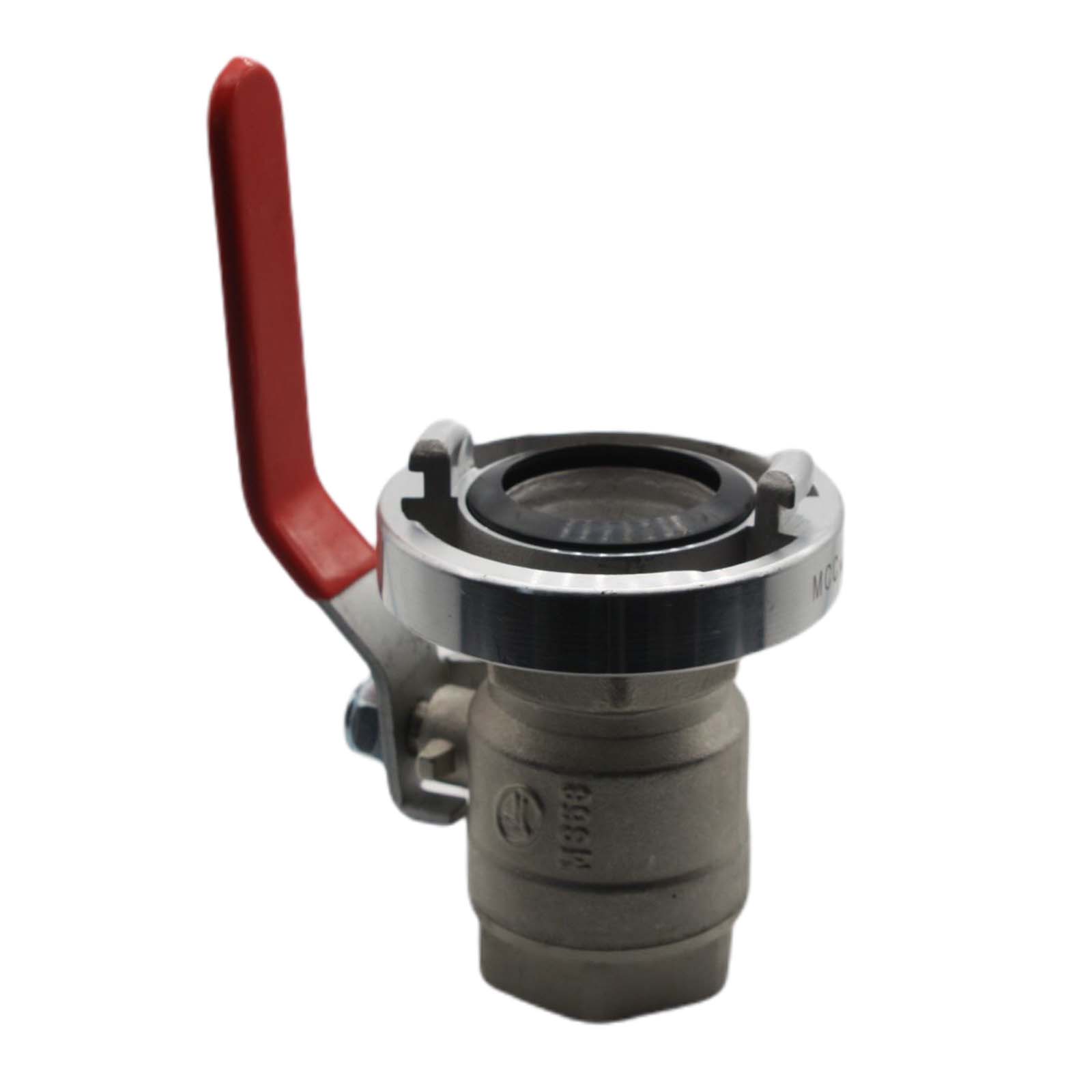 STORZ C DN 52 KA 66 Übergangsstück Adapter -> Kugelhahn IG 1 1/2" Zoll Messing Pumpen Anschluss