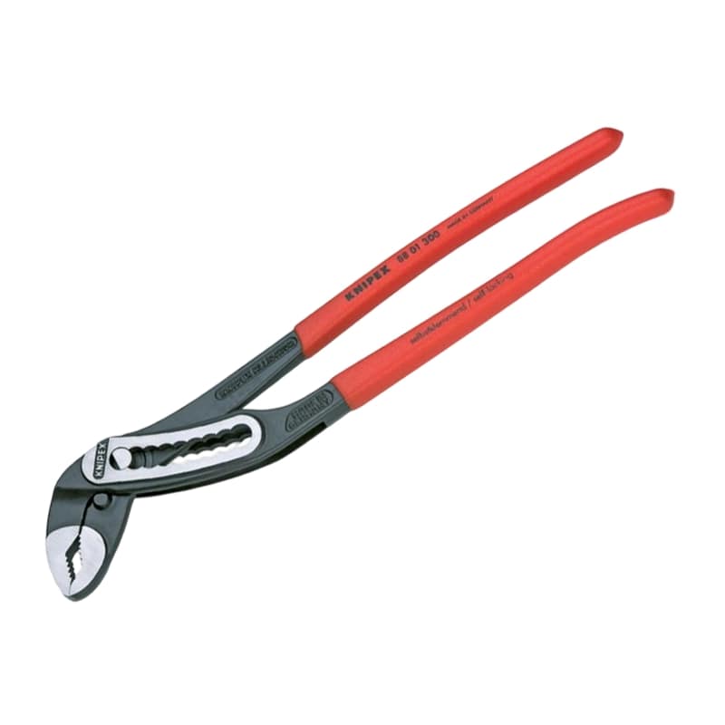 400 mm Wasserpumpen Zange Alligator poliert Tauchkunststoffgriffe Knipex
