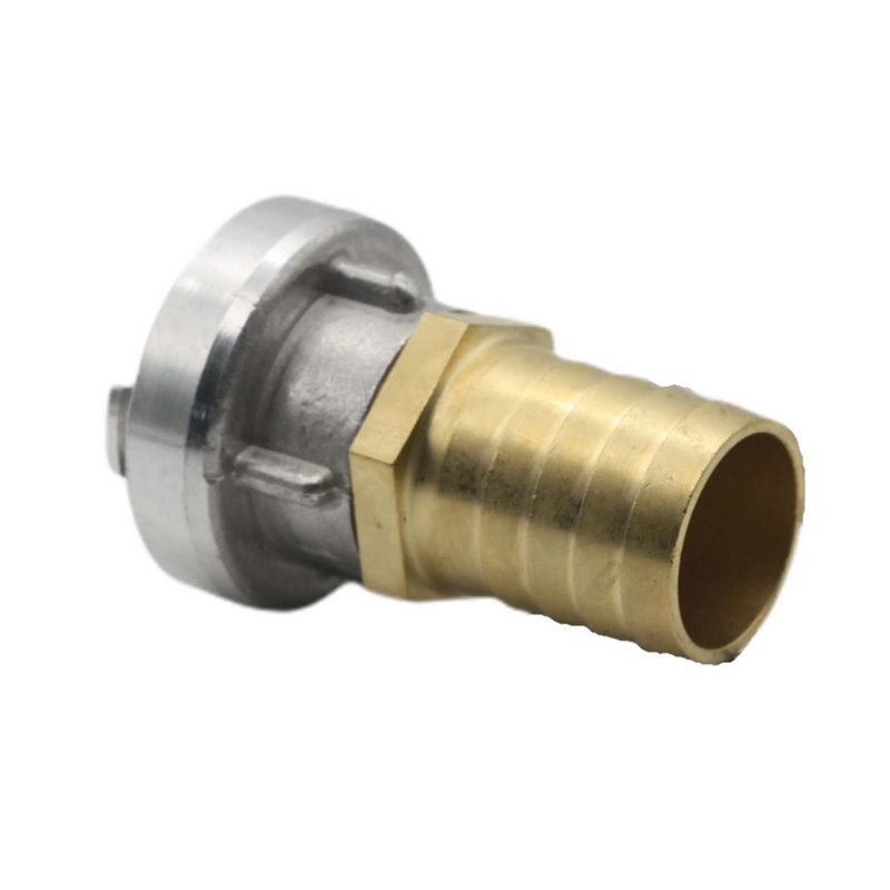 STORZ DN 38 KA 51 Übergangsstück Adapter -> Tülle Stutzen 38mm 1 1/2" Zoll Messing Pumpen Anschluss