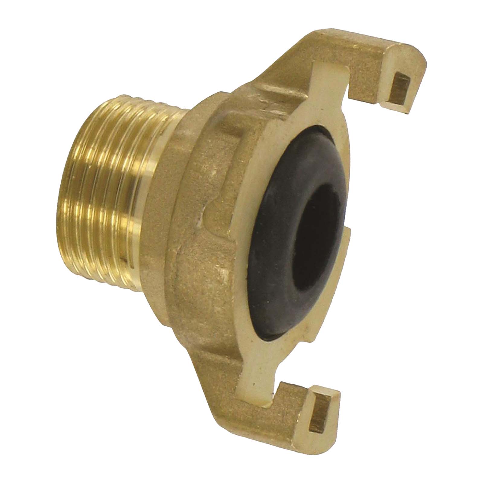 3/8" Pressluft Klauen Kupplung Express Messing Abstand 41 mm BSPP Außengewinde AG - PN 10 bar