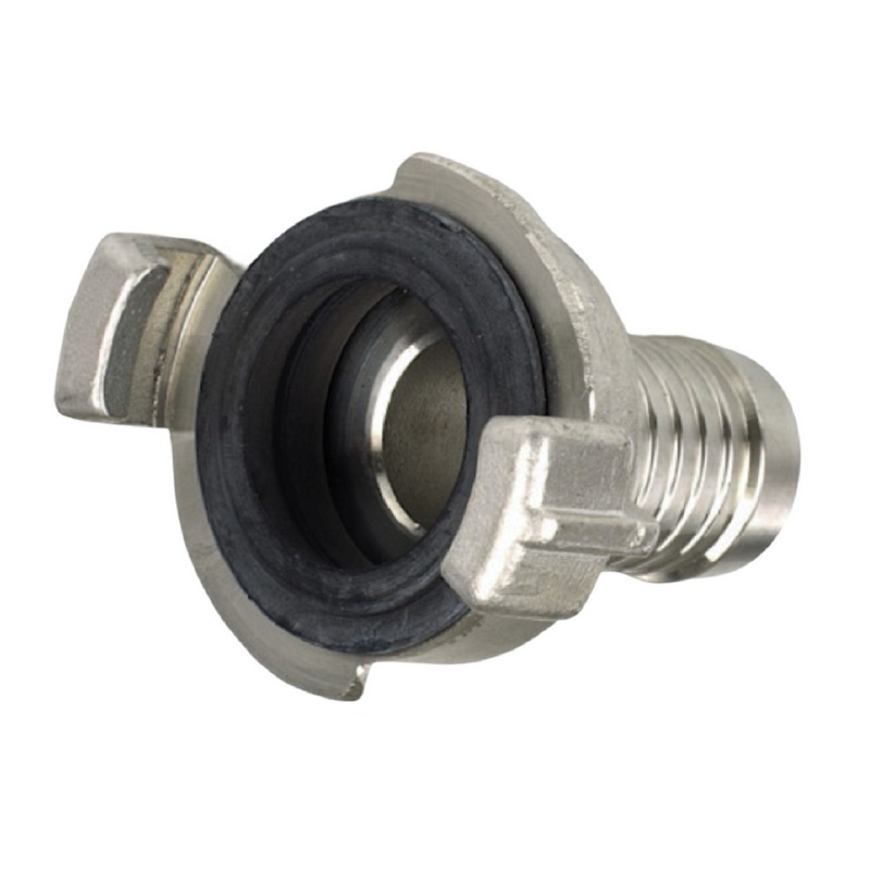 1 1/2"  40 mm Edelstahl AISI 316 Schlauch Schnell Kupplung Tülle (GEKA kompatibel) - PN 12 bar