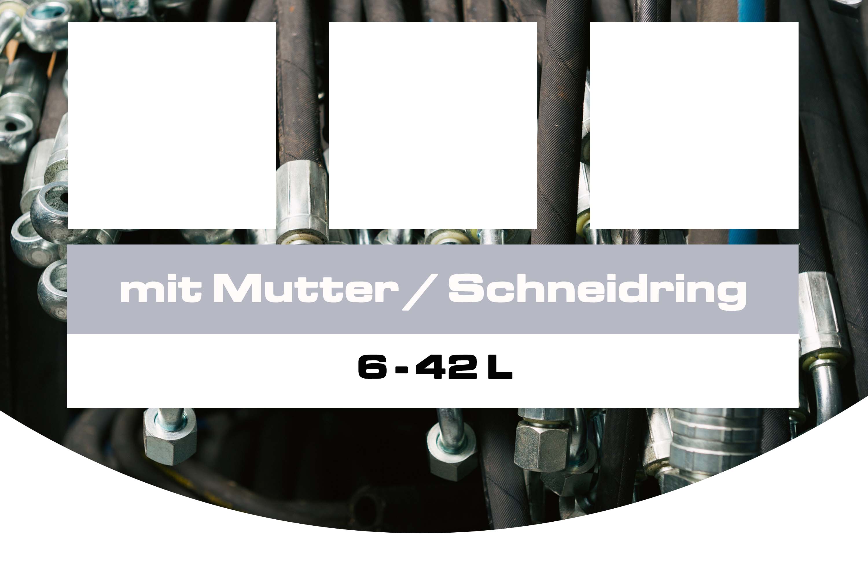 mit Mutter / Schneidring mit Mutter / Schneidring