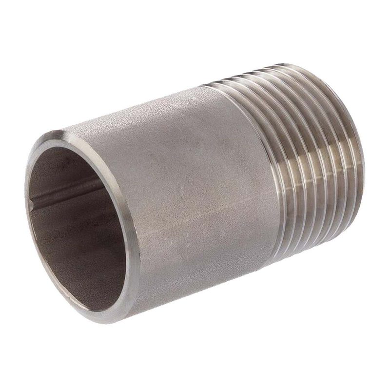 1/4" Edelstahl Fitting V4A AISI 316 Nr. 23B - Anschweißnippel (30 mm) Außengewinde AG - PN 8 bar