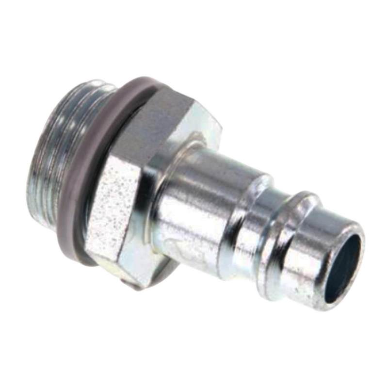 3/8" Druckluft Stecker Nippel Einsteck Anschluss Stahl verzinkt NW 7,2 mit Innengewinde AG - PN 35 bar