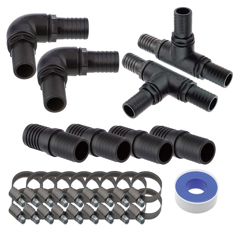 32 mm Pool Schwimmbad Swimming Schlauch Verbinder Tülle Stutzen Set - 27-teilig