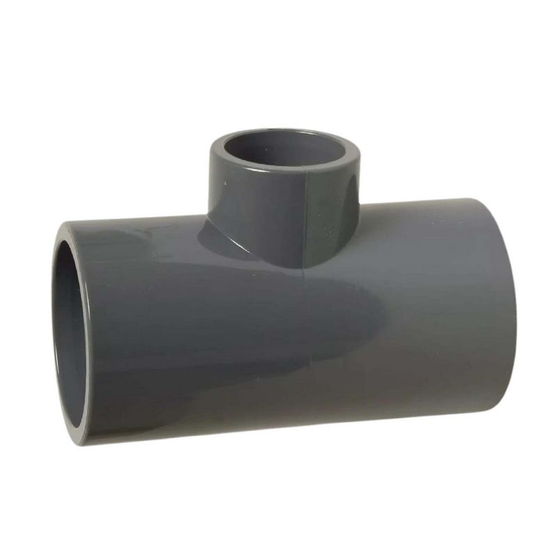 160 mm PVC Klebe Fitting T-Stück 90° Winkel reduziert 160 x 140 x 160 mm Muffe Verbinder - PN 10 bar