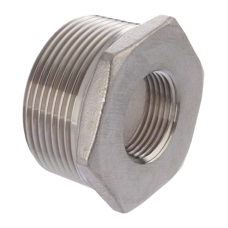 3/8" Edelstahl Fitting V4A AISI 316 Nr. 241 - Reduktionsstück Außen x Innengewinde - 3/8 "x 1/4" - PN 16 bar