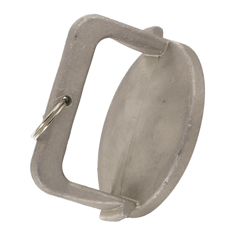 DN 40 Guillemin Kupplung Blind Stopfen Verschluss mit Griff und Kette Aluminium - PN 16 bar
