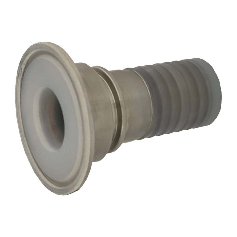 CLAMP Kupplung 106 mm Schlauch Rillen Stutzen Tülle PFA beschichtet 101,4 mm 4" - PN 16 bar