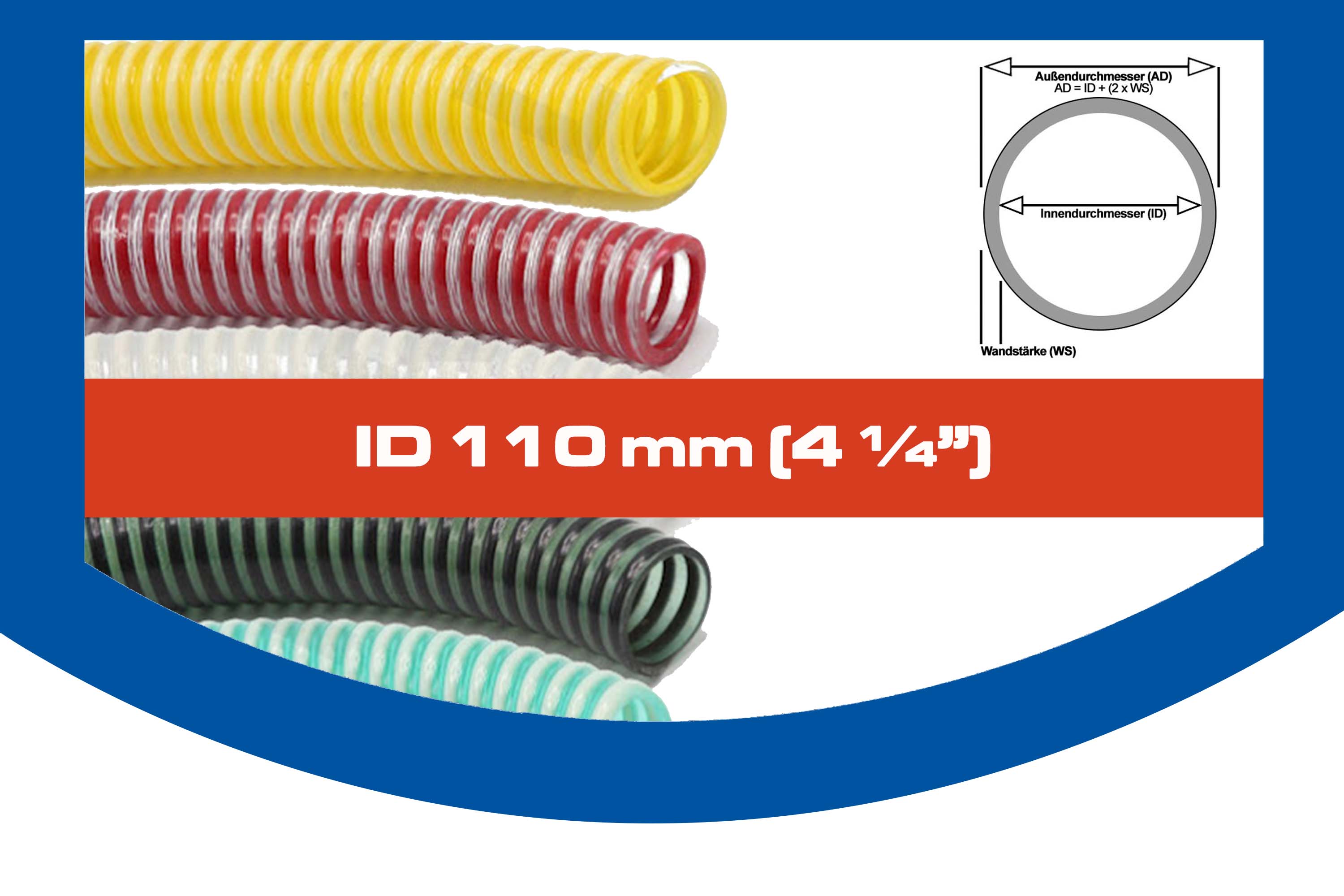ID 110 mm (4 1/4")