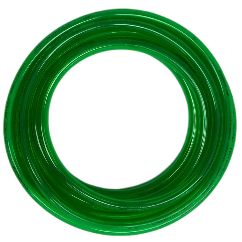 16 x 22 mm PVC Luft Filter Wasser Universal Labor Aquarium Terrarium Schlauch grün transparent - PN 5,6 bar - 25 m