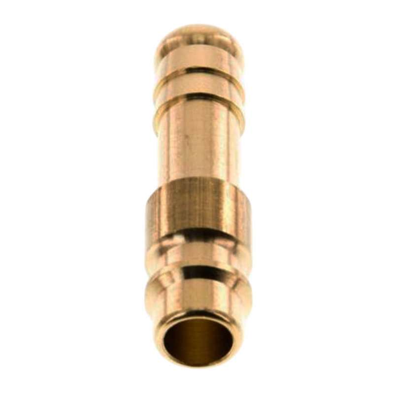 8 mm Druckluft Stecker Nippel Einsteck Schlauch Tülle Messing NW 7,2 LW - PN 35 bar
