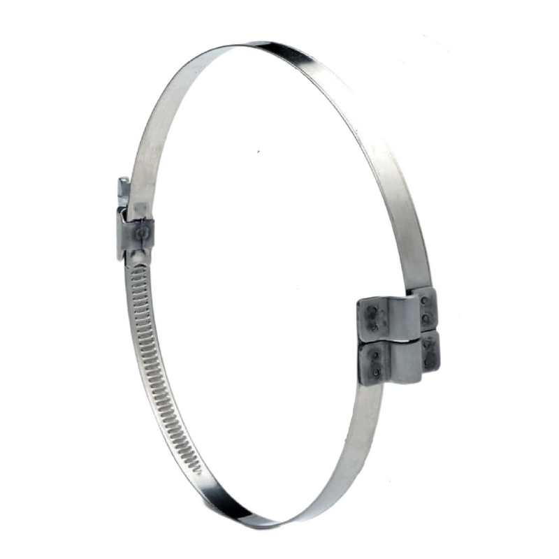 495 - 515 mm Brückenschelle W2 Edelstahl AISI 430 Rohr Schlauch Absaug - Band: 12 mm