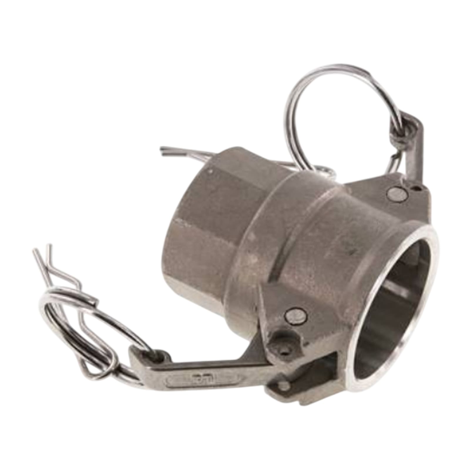 Kamlock Typ D - Mutterteil Edelstahl V4A (AISI 316) mit Innengewinde (IG) für Stecker 179,9 mm - 6" Zoll DN125 - PN 5 bar