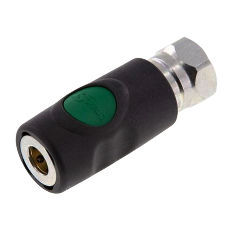 Druckluft Sicherheits Kupplung drehbar Kunststoff NW 7.2 Innengewinde IG 1/2" - PN 12 bar