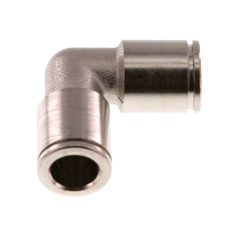 6 mm Pneumatik Schnell Steck Verbinder IQS Winkel 90° MSV Messing PA PU Schlauch - PN 16 bar