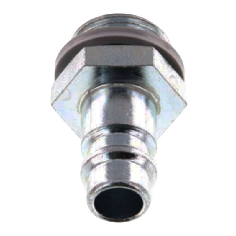 1/2" Druckluft Stecker Nippel Einsteck Anschluss Stahl verzinkt NW 7,2 mit Innengewinde AG - PN 35 bar