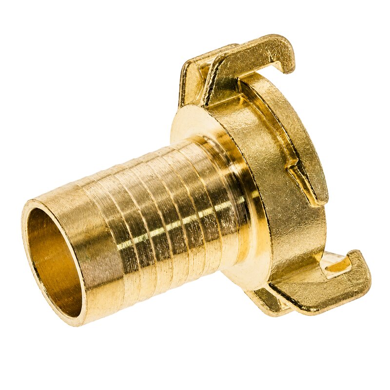 3/4" - 19 mm GEKA plus Schnell Kupplung Schlauch Tülle Stutzen Messing KTW-A DVGW - PN 40 bar