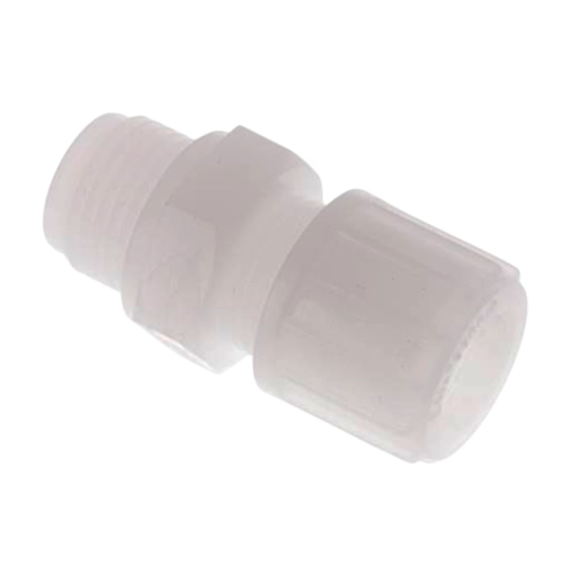6 x 4 mm x 3/8" Kupplung Aussengewinde PVDF Verschraubung PA PP Schlauch FDA - PN 10 bar