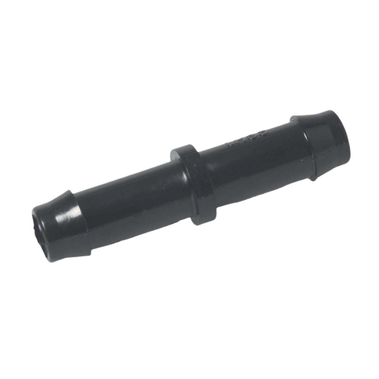 19 mm PA Nylon Schlauch Verbinder Stutzen Doppel Tülle Kupplung Fitting WF schwarz PN 10 bar