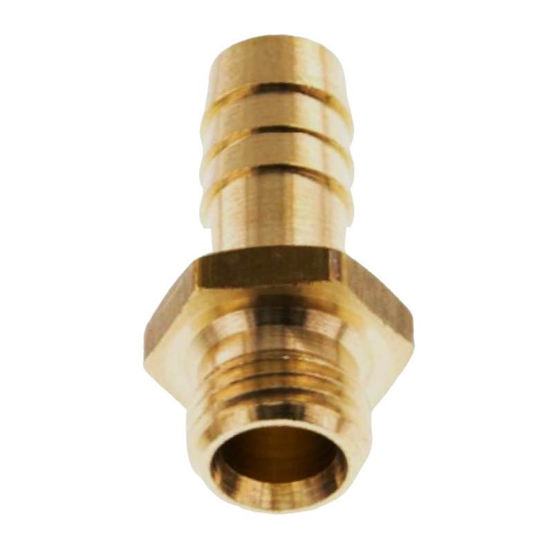 6 mm x 1/8" Zoll Schlauch Tülle Stutzen Außengewinde AG Nippel Messing Fittings - PN 30 bar