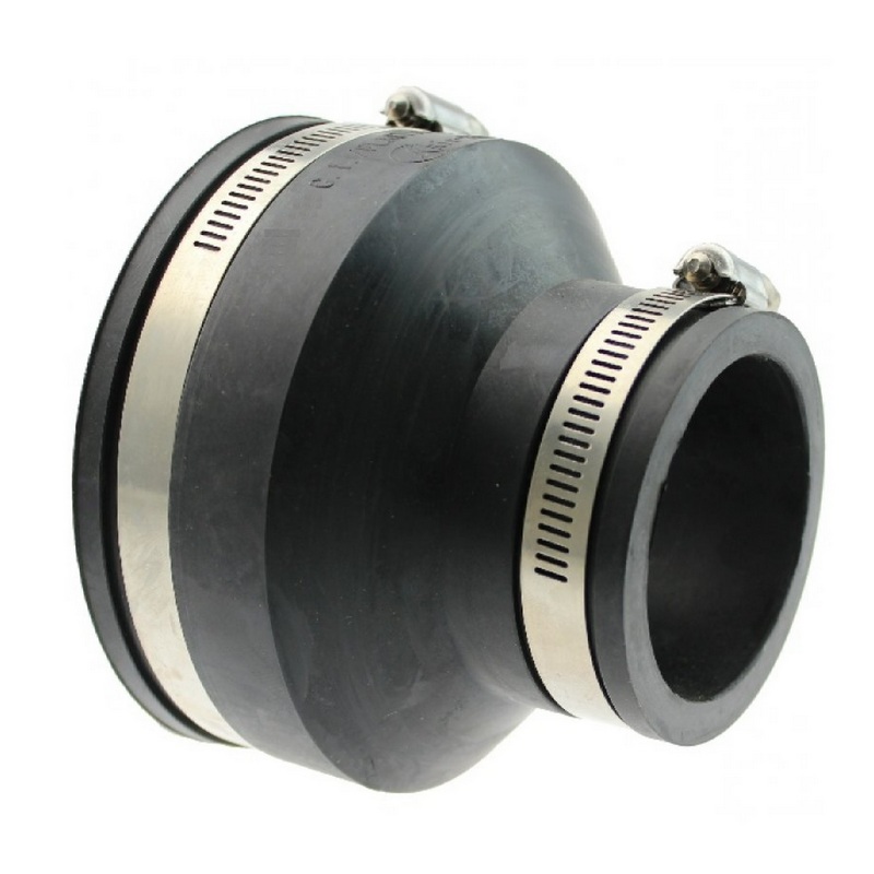160 mm NBR Flex Fitting Reduziermuffe 160 x 125 mm Verbinder Reparatur (Klemmbereich 148-164 -> 115-128 mm)