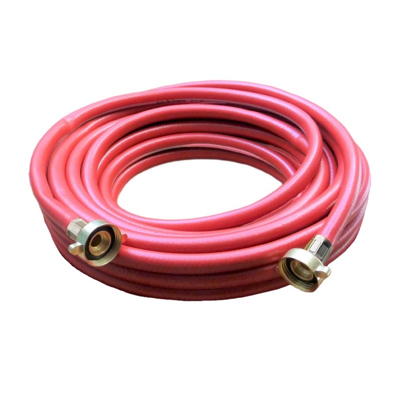 5 m Heizungs Füll Wasser Heizkörper Radiator Sanitär Schlauch rot 3/4" Anschluss - PN 8 bar
