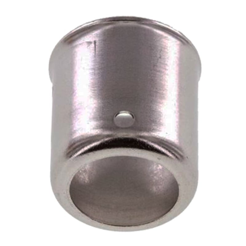 DN 25 (35,0 - 39,0 mm) Schlauchhülse Niederdruck Schlauch Edelstahl 1.4301 - Bodenloch 26,0 mm
