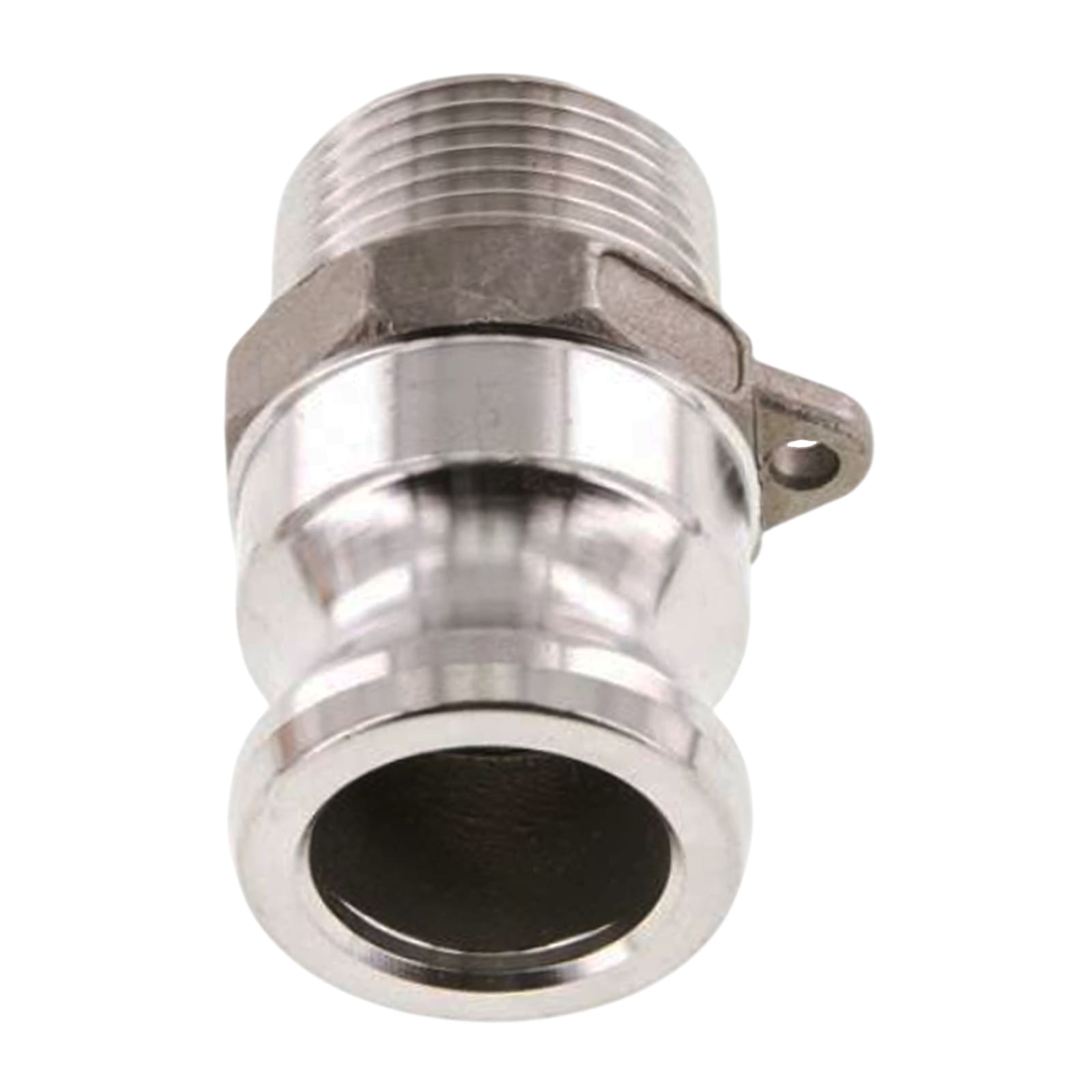 Kamlock Typ F - Vaterteil Edelstahl V2A (AISI 316) - 175,9 mm Stecker mit Außengewinde (AG) 6" Zoll DN 150 - 5 bar