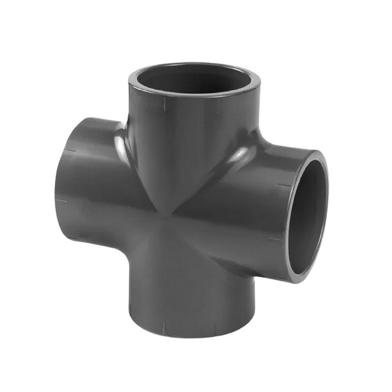 20 mm VDL PVC Klebe Fitting Kreuz Stück 90° Winkel Muffe Verbinder - PN 16 bar