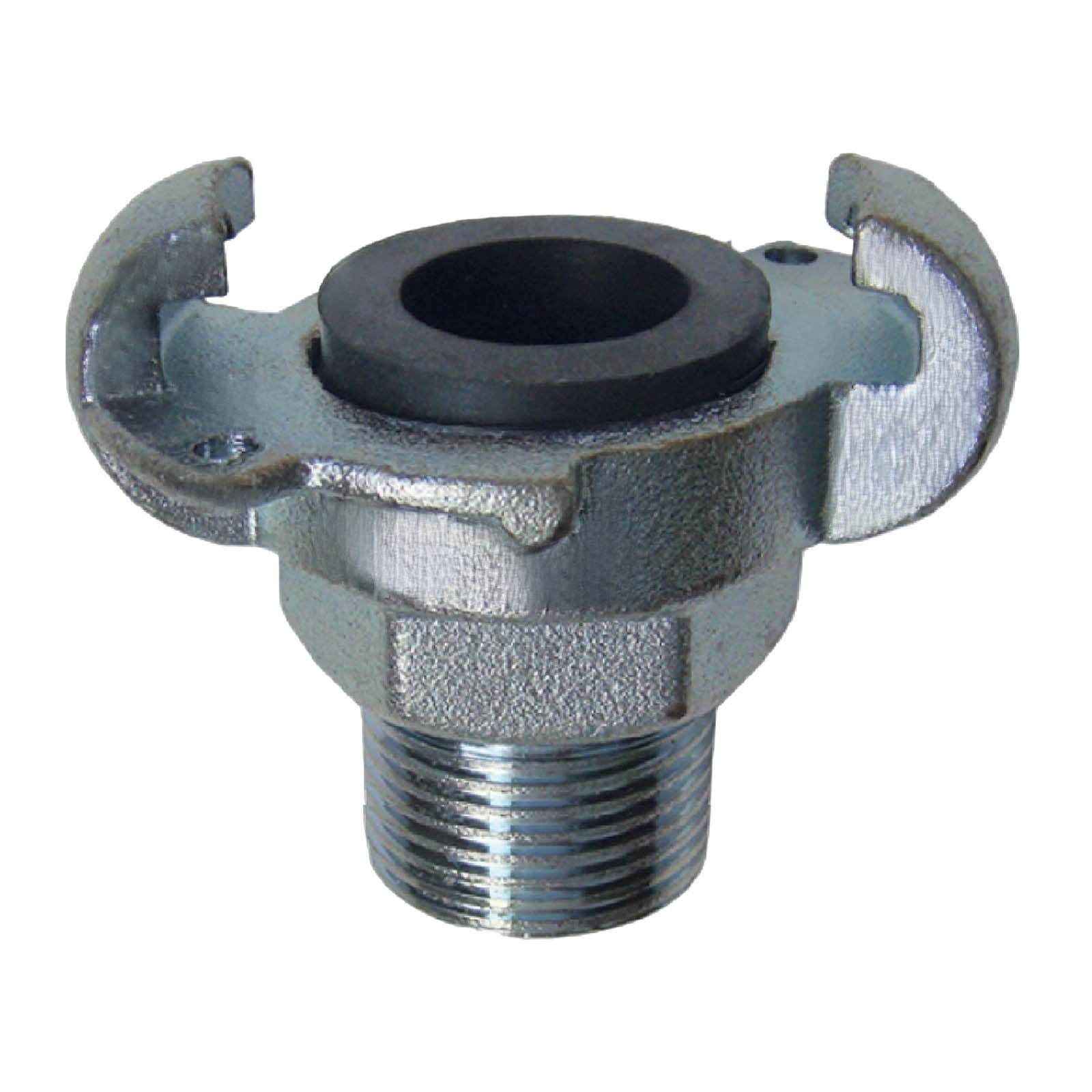 1" Klauen Kupplung Stahl European Type Abstand 42 mm Bohrung Außengewinde AG - PN 10 bar