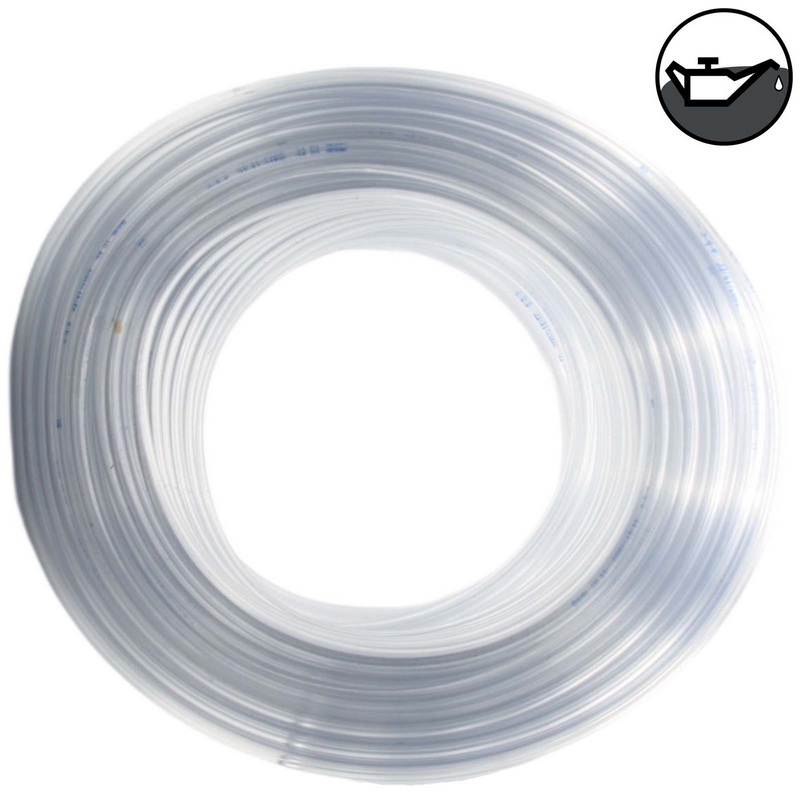 19 x 27 mm PVC Flüssigkeit Öl Luft Wasser Universal Labor Schlauch klar durchsichtig - PN 2 bar