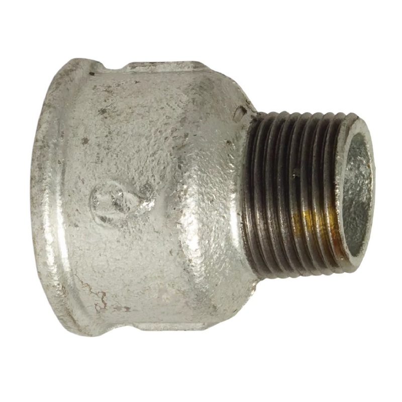 1/4" x 1/8" Gusseisen Temperguss Reduziermuffe Nr. 246 Innen x Außengewinde PN 25 bar