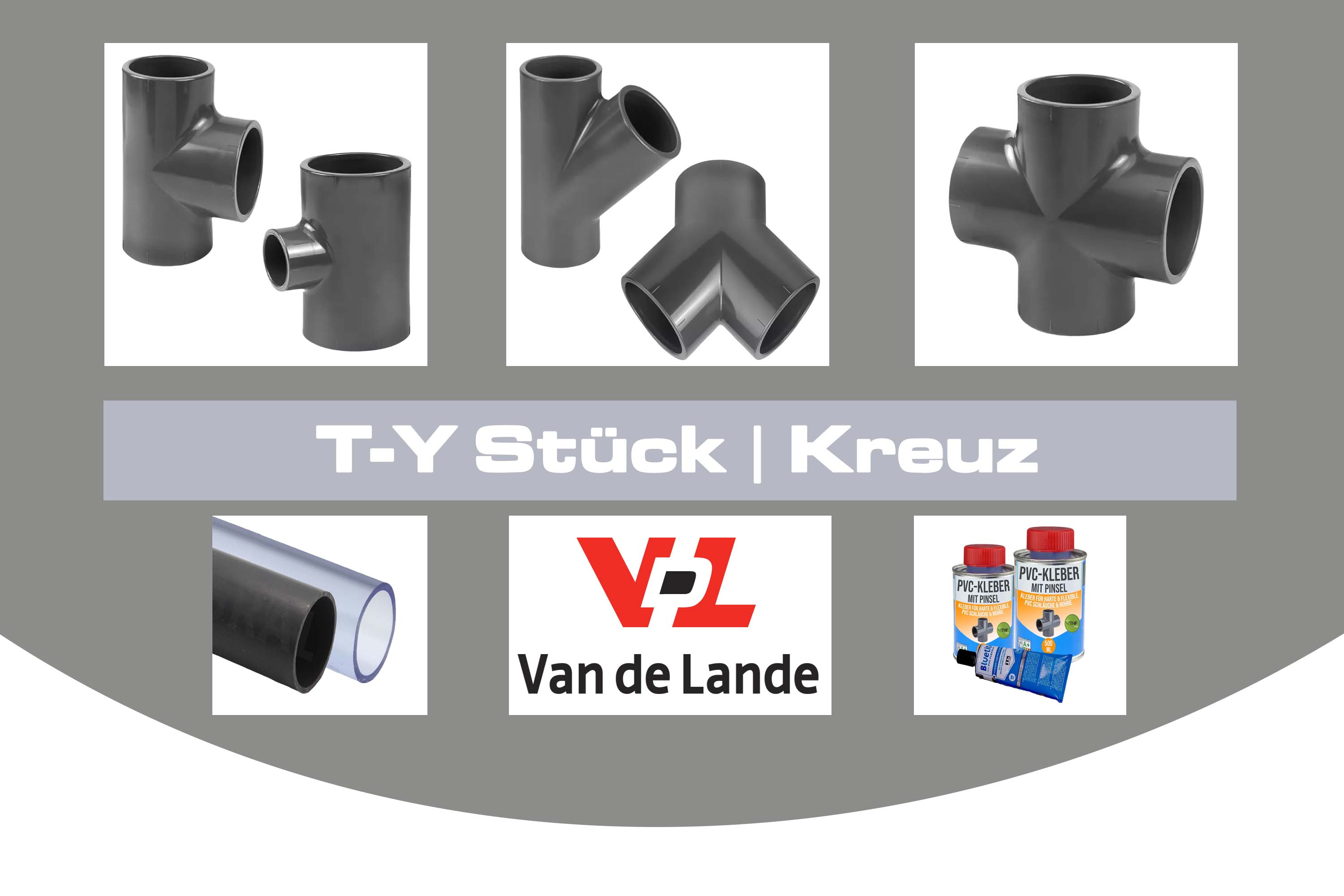 T-Stück / Kreuz