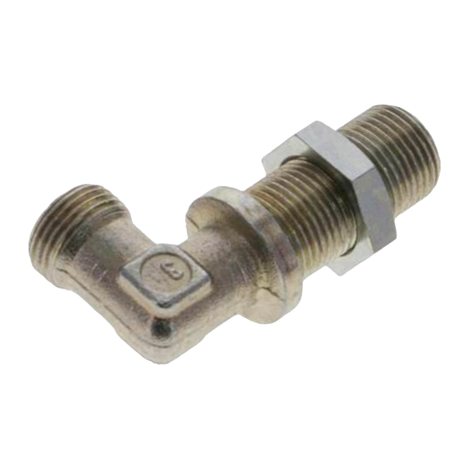 12 L Schneidring Winkel 90° Schott Verschraubung (M 18 x1,5) AG ohne Mutter / Schneidring - PN 315 bar