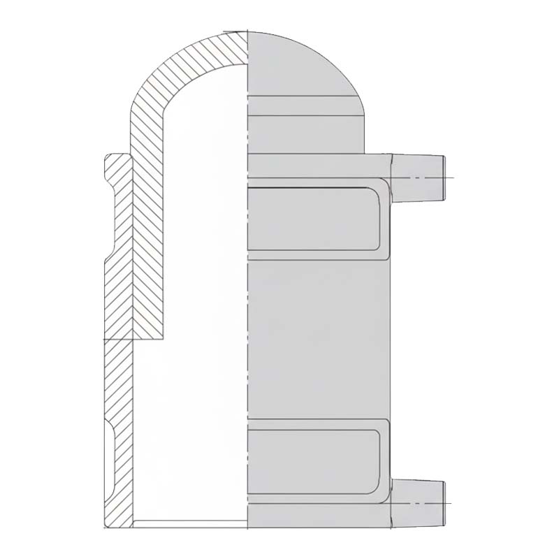 110 mm PE 100 Elektro Schweiß Fitting Kappe SDR 7,4 DVGW 24 VAC schwarz