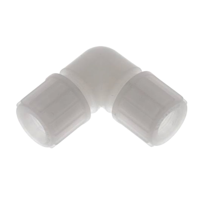 10 x 8 mm Winkel 90° Kupplung PVDF Verschraubung Verbinder PA PP Schlauch FDA - PN 10 bar