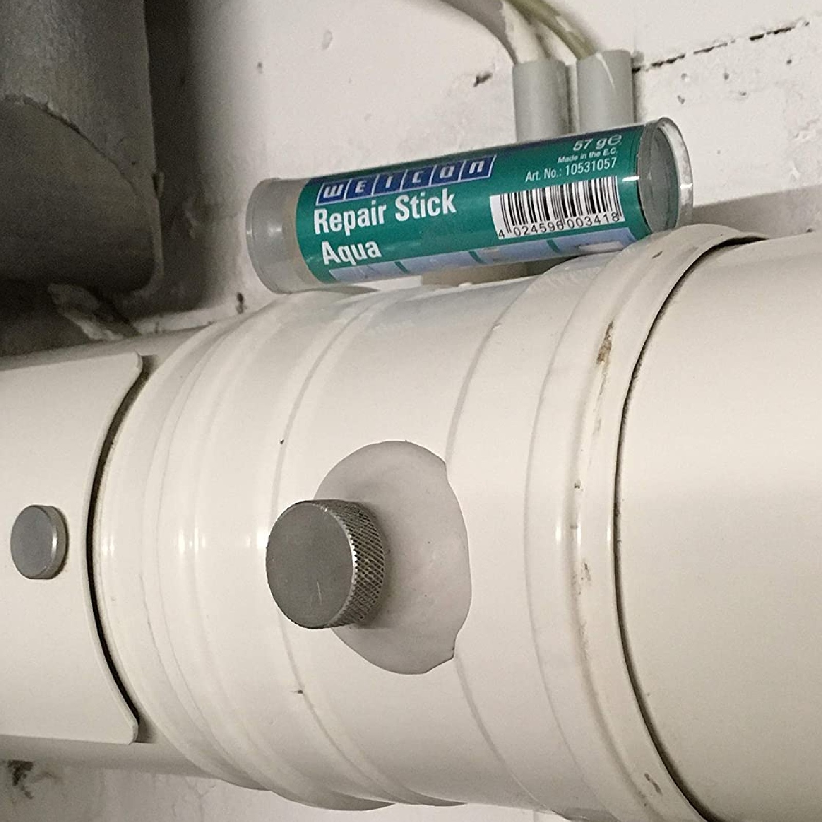 Repair Reparatur Stick Knete Epoxidharz Auqa Unterwasseranwendungen altweiss - 115 gr