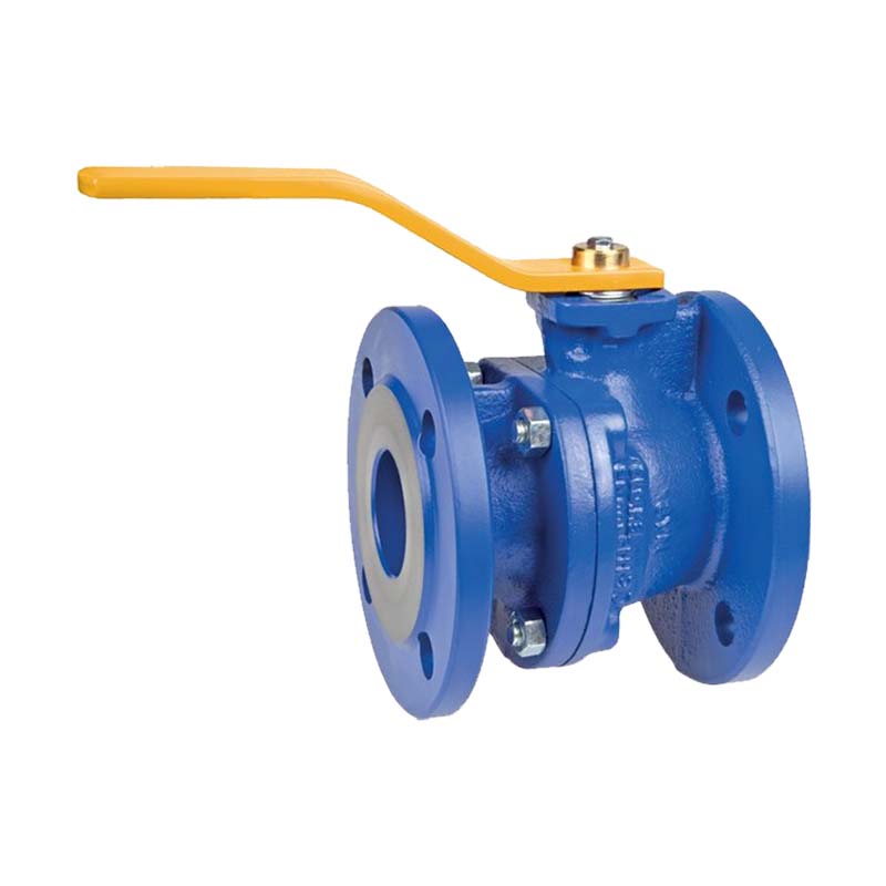 DN 200 Flansch Kugelhahn 2-teilig Gussgehäuse Kugel Messing DVGW Gas - PN 16 bar