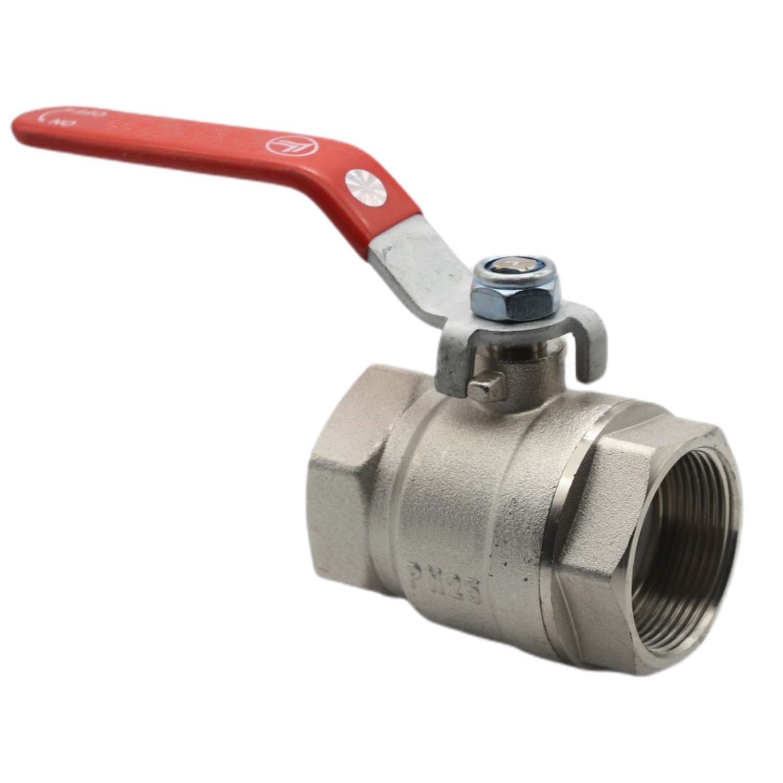 1/2" DN 15 Kugelhahn voller Durchgang Messing Innen x Innengewinde - PN 25 bar